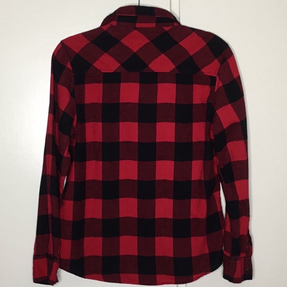 Men’s sapphire lounge plaid flannel shirt - Picture 2 of 8